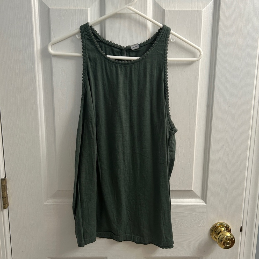 Old Navy Sage Green Sleeveless Top